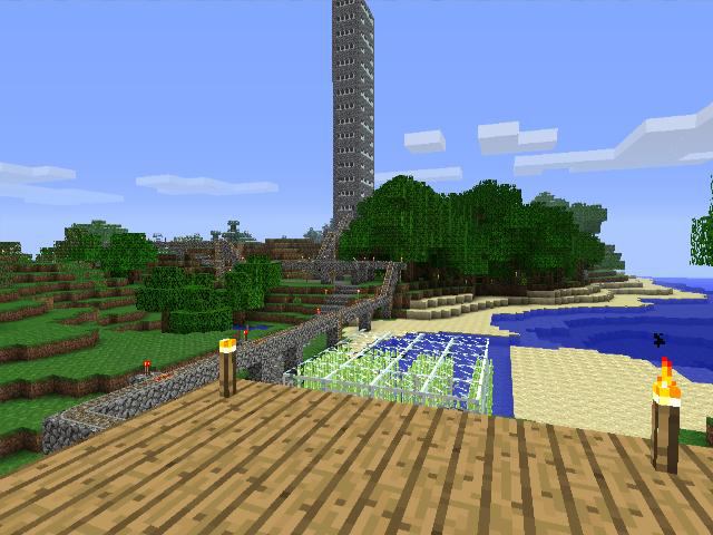 Alpha 2, a Minecraft world